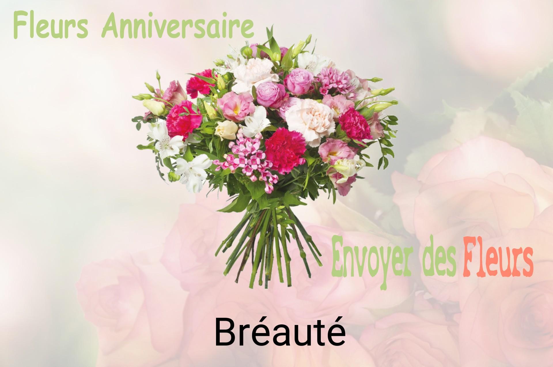Bouquet de fleurs d’anniversaire livré à Bréauté